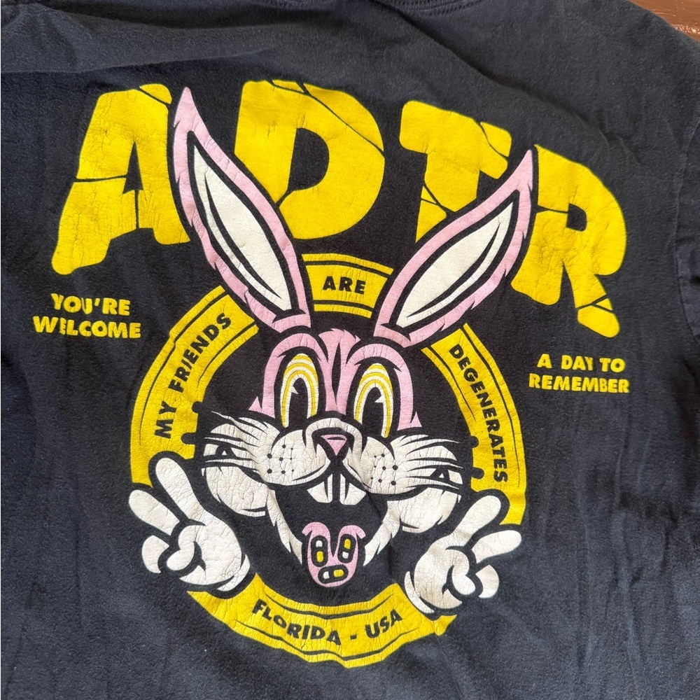 A Day To Remember Band Rabbit Short Sleeve Shirt - Medium - Picture 2 of 6